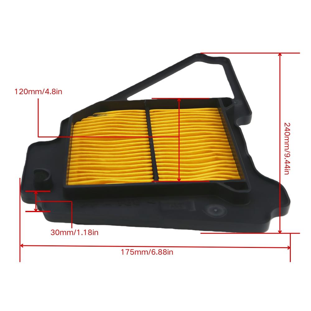 Air Filter Intake Cleaner For Yamaha YBR125 YB125 JYM125 2002-2013 Engine Maintenance Parts