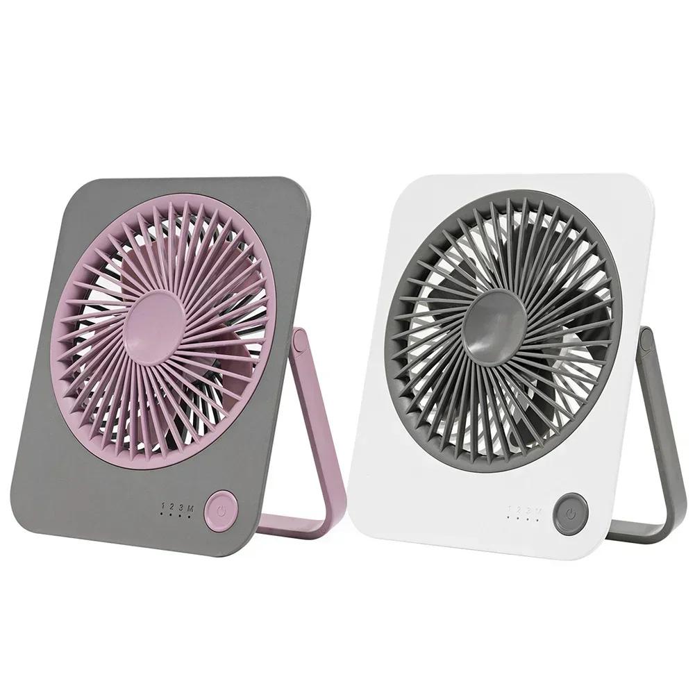 Battery Operated Fan Portable Small Fan 4 Speed Settings Compact Design Detachable Fan Frame Battery Operated Desk Fan