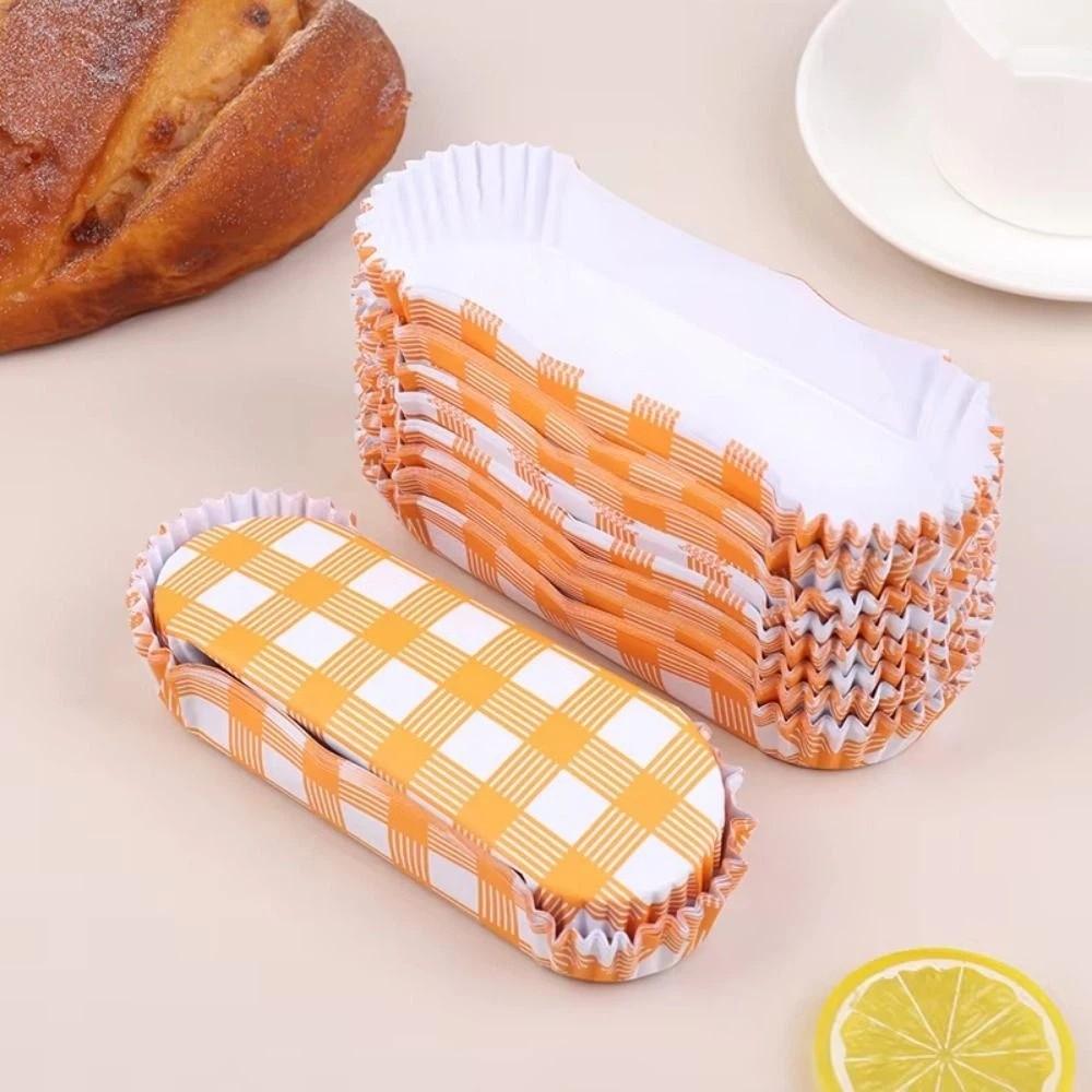 200Pcs Boat Shape Baking Cup Mold Greaseproof Bread Paper Holder Cupcake Liners Oven Safe