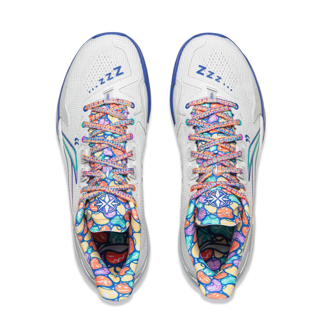 Li Ning Blade 6 V2 Tlumení Protiskluzové Odolné proti oděru Prodyšné Odrazový Grip Nízké Basketbalové boty Unisex ABAV087-36