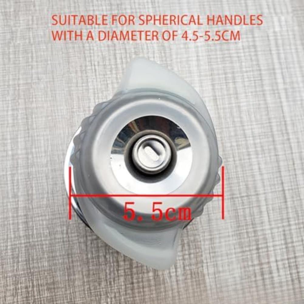 Easy Lever Adapter Door Knob Cover Yellow gray blue Transparent User Friendly Door Knob Grips Soft Rubber Cover