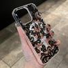Transparente Stoßfeste Hülle für Magsafe für iPhone 17Air 16 15 Plus 14 13 12 11 17 Pro Max 7 8 Plus 16 E Schwarze Spitze Abdeckung