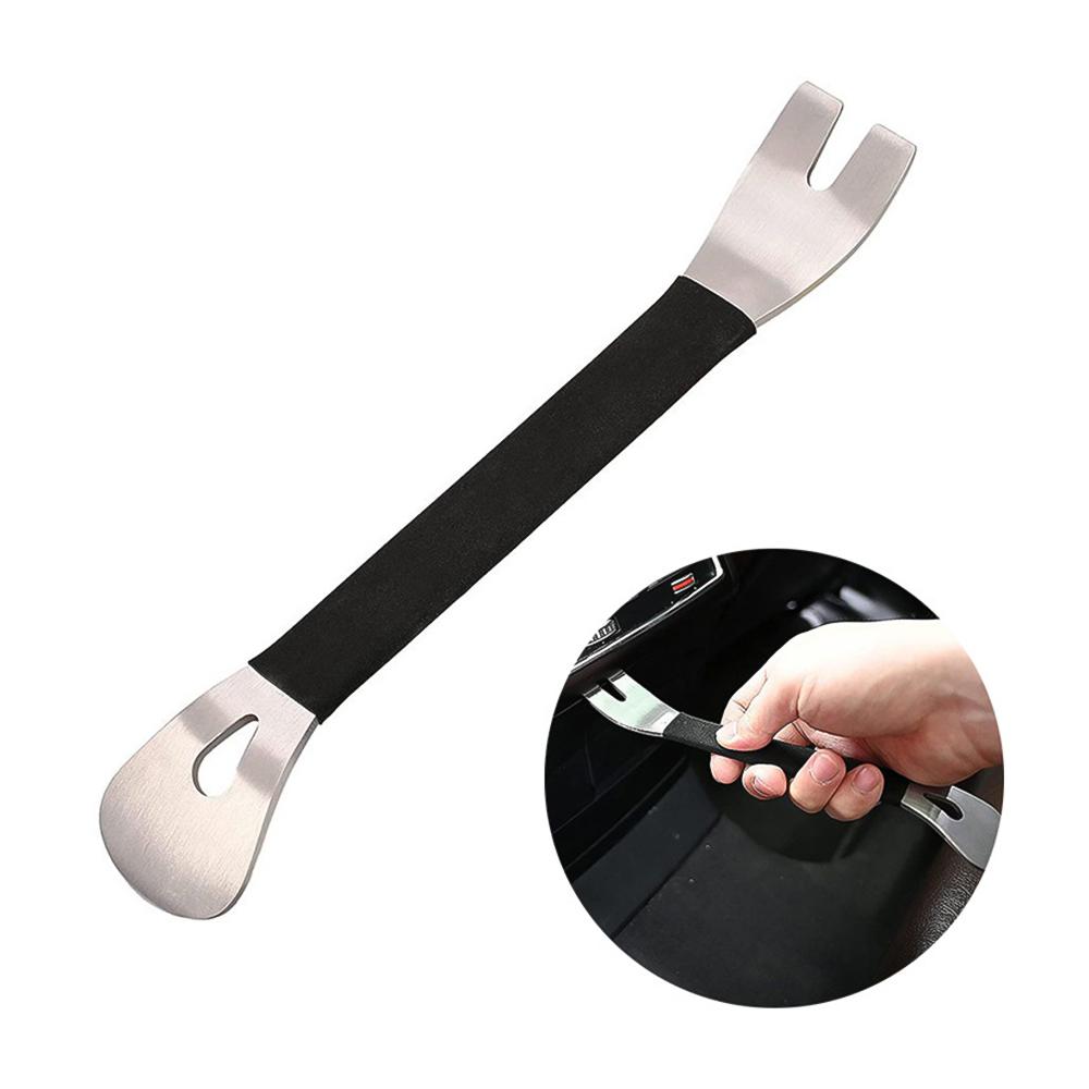 Car Trim Removal Tool Stainless Steel Durable Two-end Trim Removal Level Pry Tools Door Panel Audio Terminal Fastener Driver