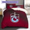 Trabzonspor Pattern Bedding Quilt Set  Home Decoration  Gift (1 * duvet cover + 2 * pillowcase  without core)