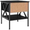 Nightstands 2 Pcs. Black 40 X 42 X 45 Cm Engineered Wood