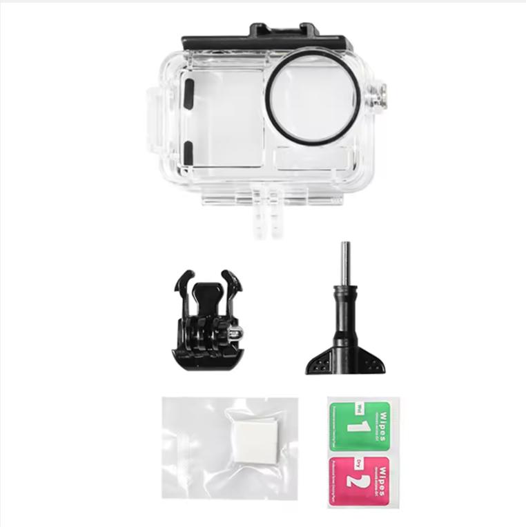 For DJI Osmo Action 5 Pro/4/3 Action Camera 60M Waterproof Case Underwater Housing Diving Cover Anti-Fog Diving Protective Shell