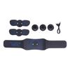 Cinto Abdominal Tonificador Elétrico de Microcorrente 6 Modos 9 Níveis de Intensidade Cinto de Fitness ABS Treino de Fitness para Casa Escritório