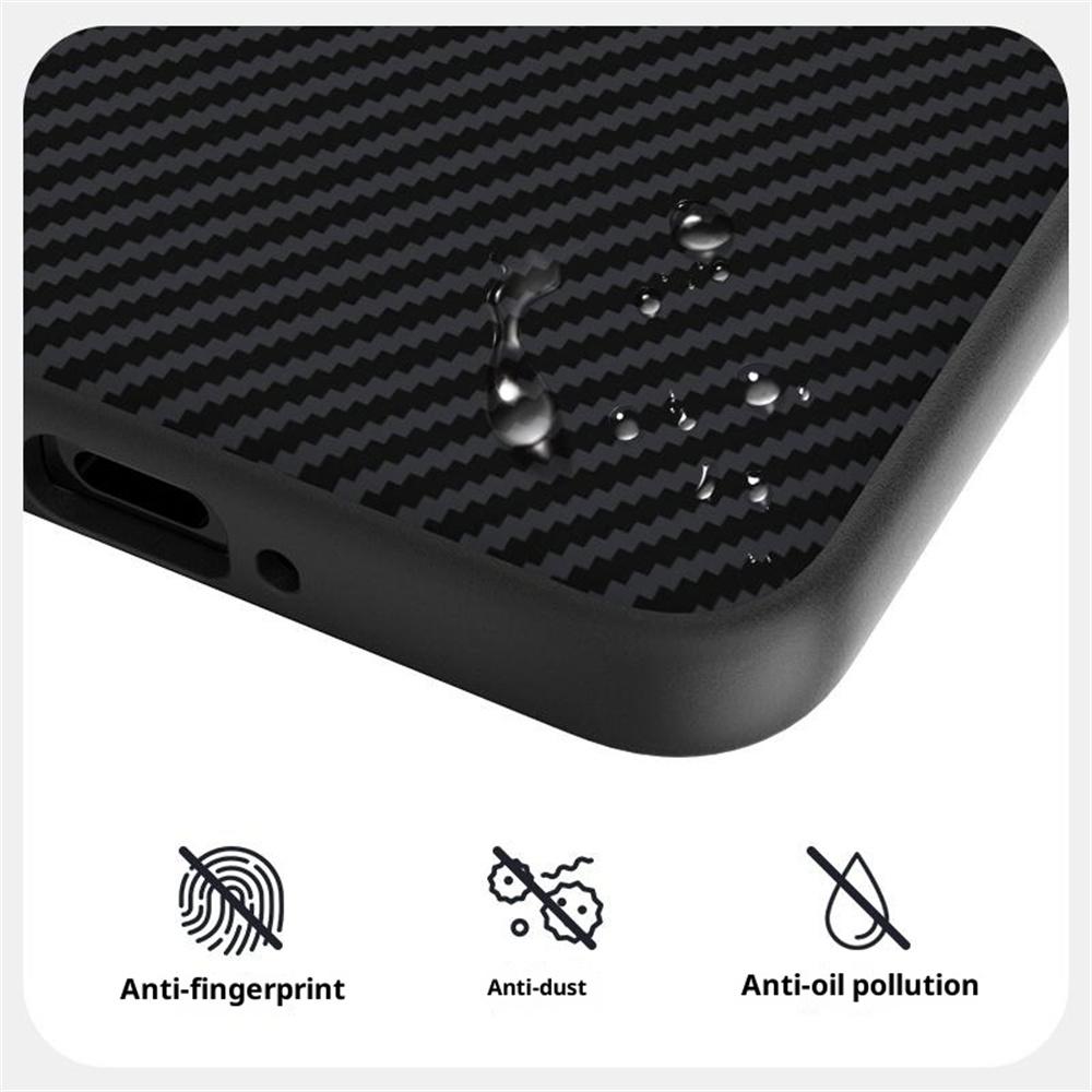 ABEEL For Xiaomi 15 Ultra Magnetic Case Carbon Fiber Texture TPU PC PU Phone Back Cover