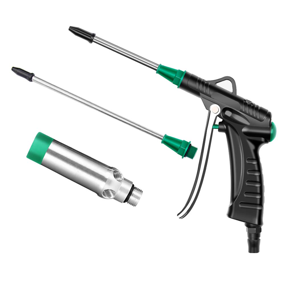 J&T Air Duster, Air Tornado Gun, 3x Wind Boost Nozzle, 100mm Nozzle, 200mm Nozzle, Stepless Flow Adjustment, Powerful, JT-31-032