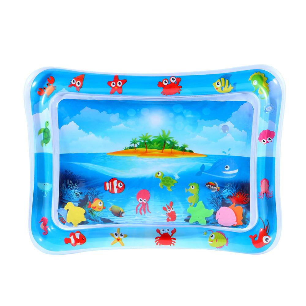 Colorful Inflatable Water Play Mat For Babies Pvc Material Variety Of Designs
