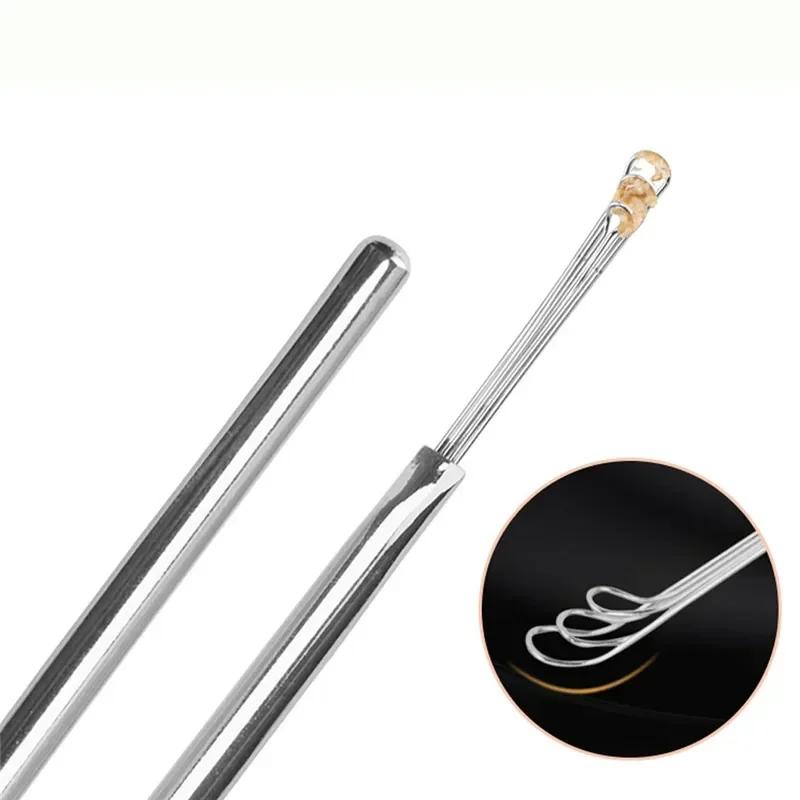 1PCS Ear Wax Pickers Stainless Steel Ear Picks Wax Removal Curette Remover Cleaner Ear Care Tool Ear Pick Beauty Tools