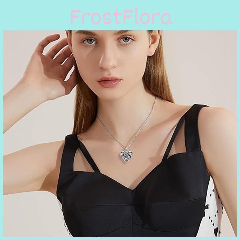 Silver Geometric Skull Pendant Necklace  Alloy Material Fashion Decoration Gift