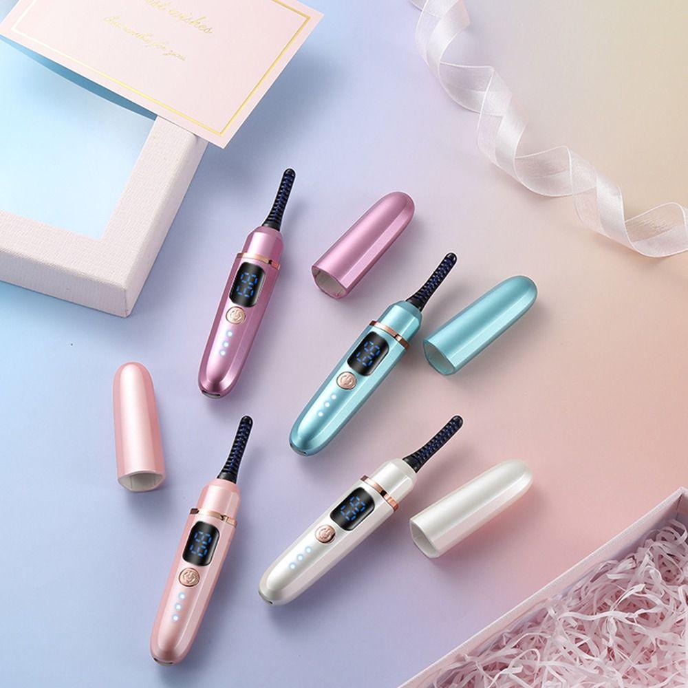 3 Heat Settings Electric Eyelash Curler Portable Eyelash Curling Device  Ideal Gift