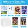 Card Loader Clear PVC Protective Cover for Trading Hard Transparent 30-Piece Case, Side-Opening Cards, Scratch-Resistant, Durable, Material,