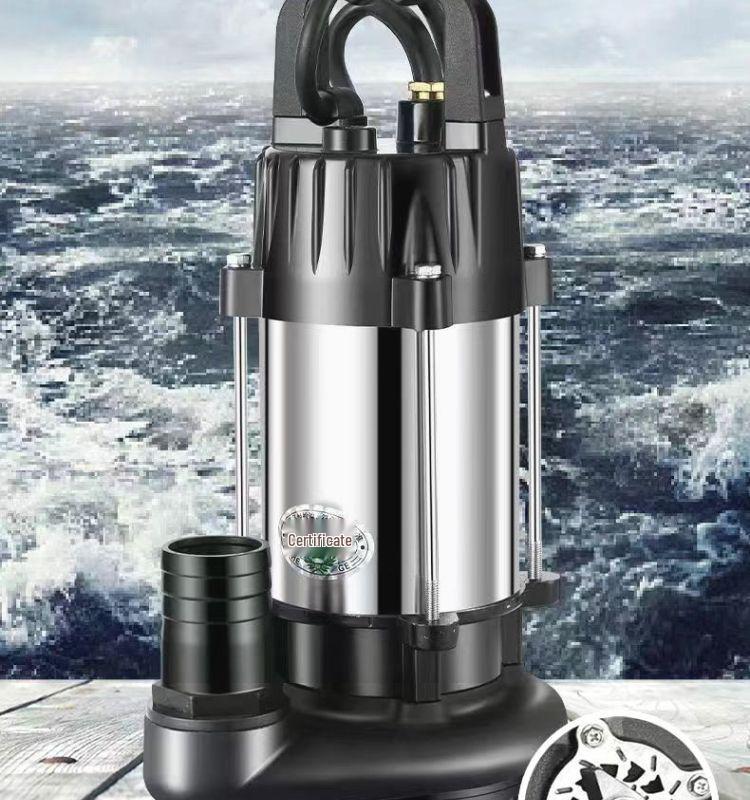 Universal Voltage DC Brushless Septic Tank Cutter Submersible Sewage Pump for Electric Vehicles (48V, 60V, 72V)
