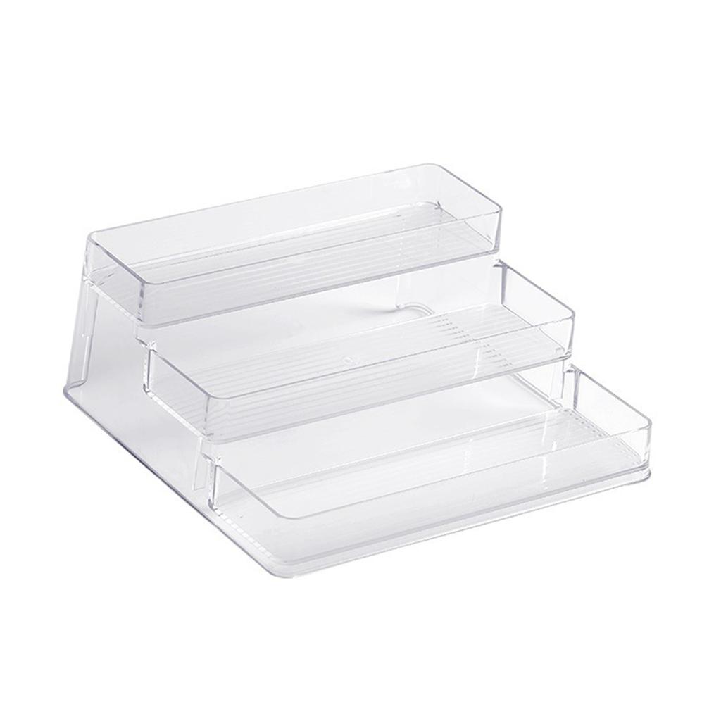 Nail Polish Organizer Holder Rack Shelf 3 Tier Multifunctional Transparent Nail Polish Display Rack