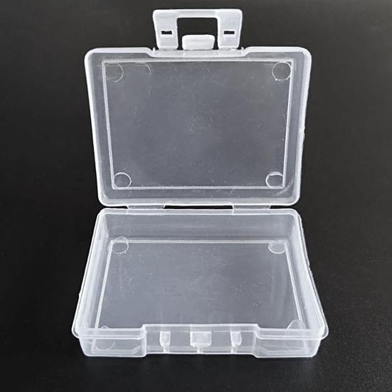 Transparente Box Kratzfest Stark und Robust Leicht zu Tragen Aufbewahrungszubehör Leer Mini Klarer Organizer Aufbewahrungsbox für Outdoor