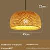 Bamboo Woven Pendant Light: Creative Pastoral Art for Study, Bedroom, Hallway, or Balcony