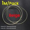 1-6Packs Semi Rigid Tube Fly Tying Material 1.8mm/1.0mm 1M Inner Tube for Salmon Streamer Flies 6 Colors Perfect