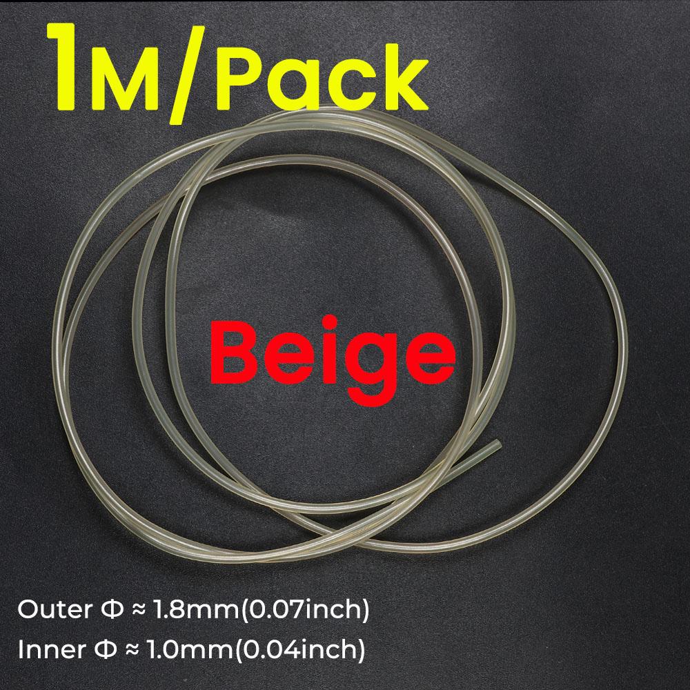 1-6Packs Semi Rigid Tube Fly Tying Material 1.8mm/1.0mm 1M Inner Tube for Salmon Streamer Flies 6 Colors Perfect