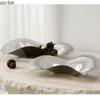 Irregular Stainless Steel Fruit Plate Salad Bowl Candy Tray Snack Bowl Tea Plate Dessert Plate Pastry Plates Dim Sum Dish