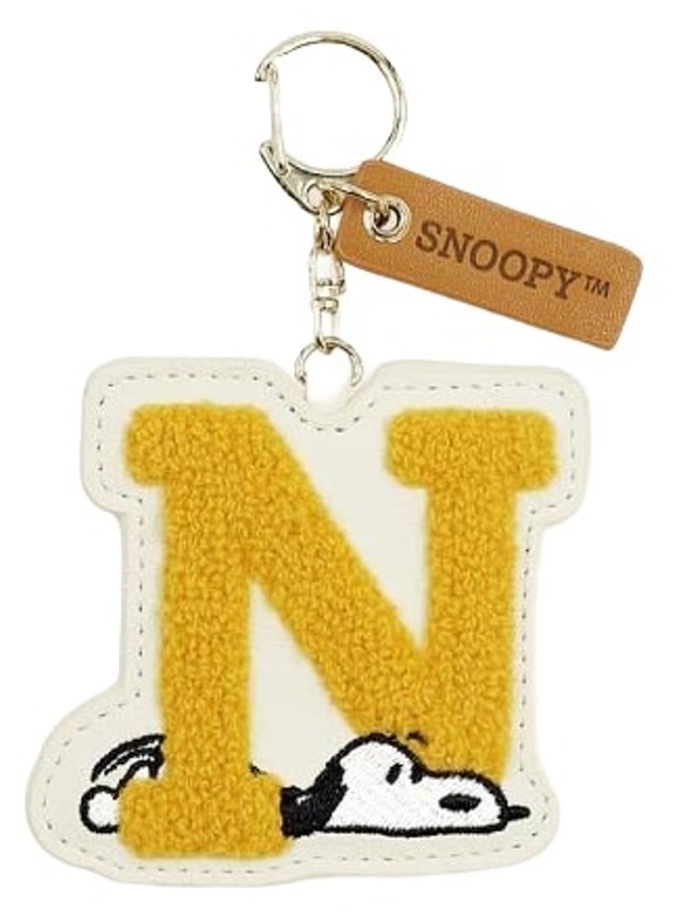 

Marimo Craft SNOOPY Sagara Initial Keychain N Snoopy Approximately W84 x H75 x D4mm (SPCQ-394)