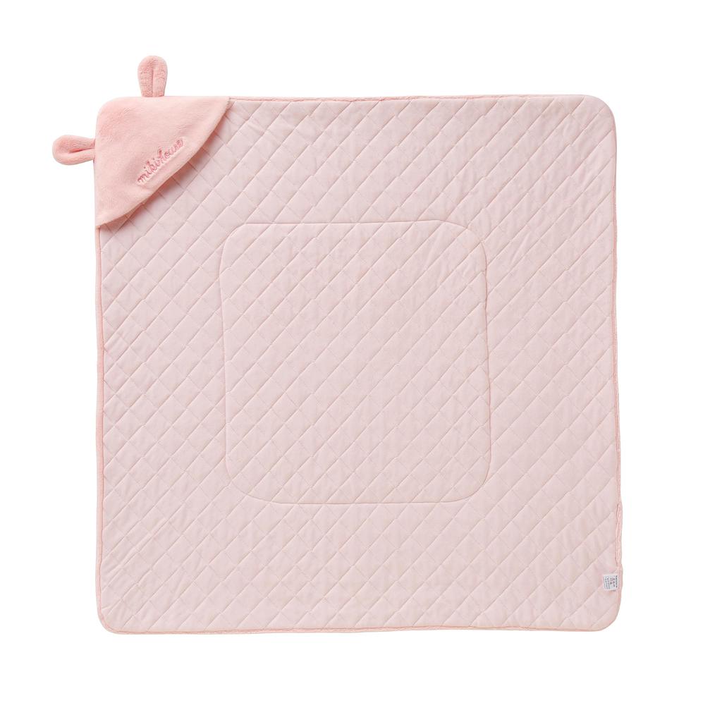 Miki House Afghan Made In for Boys and Baby Swaddle, Plain, Japan, 85x85cm, Girls, Baby, Kids, Clothes, Pink, 45-6066-498