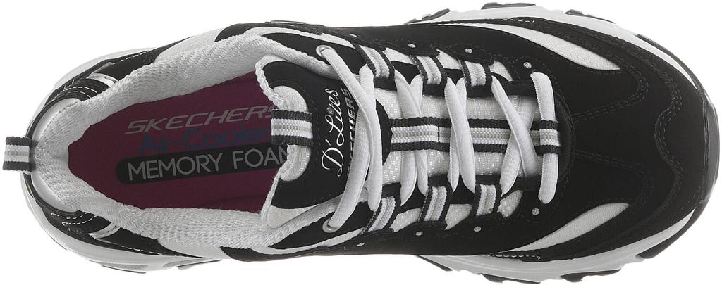 Skechers D'Lites Biggest Fan Women's Sneakers Black/white (11930-BKW)