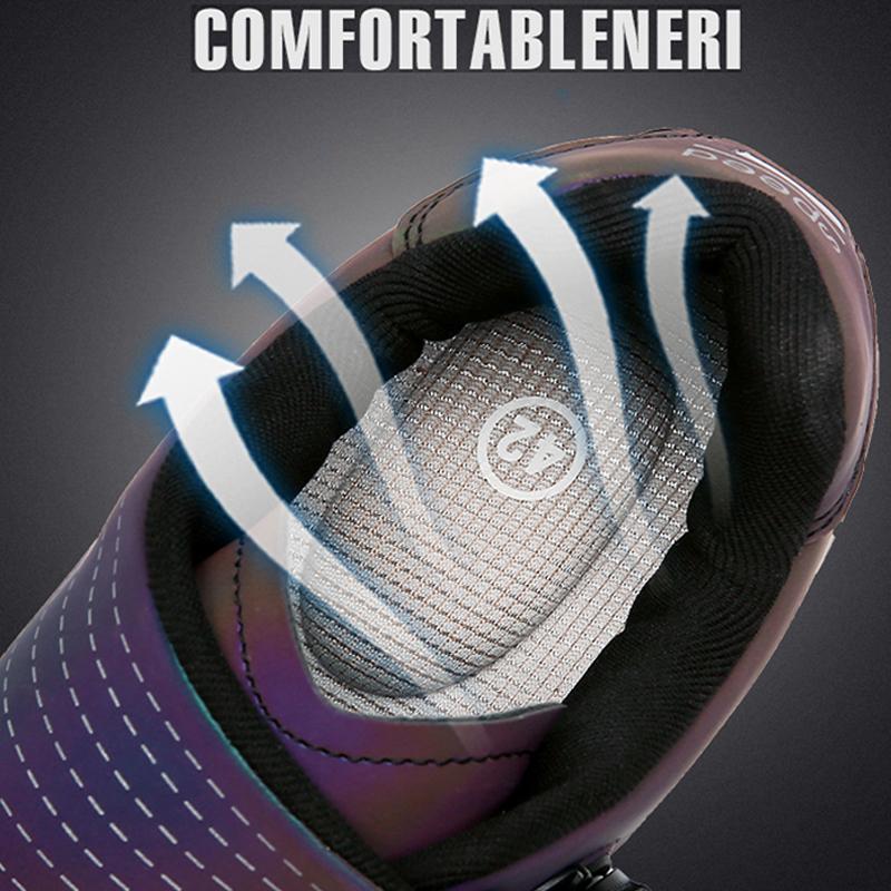 Men's Cycling Shoes, New SPD Self-locking Road Bike, Fluorescent Cycling Shoes, Outdoor Lightweight And Breathable Mountain Road