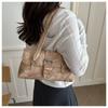 Trendy PU Leather Shoulder Bag Large Capacity Versatile Underarm Bag Lightweight Retro Commute Bag Daily Use