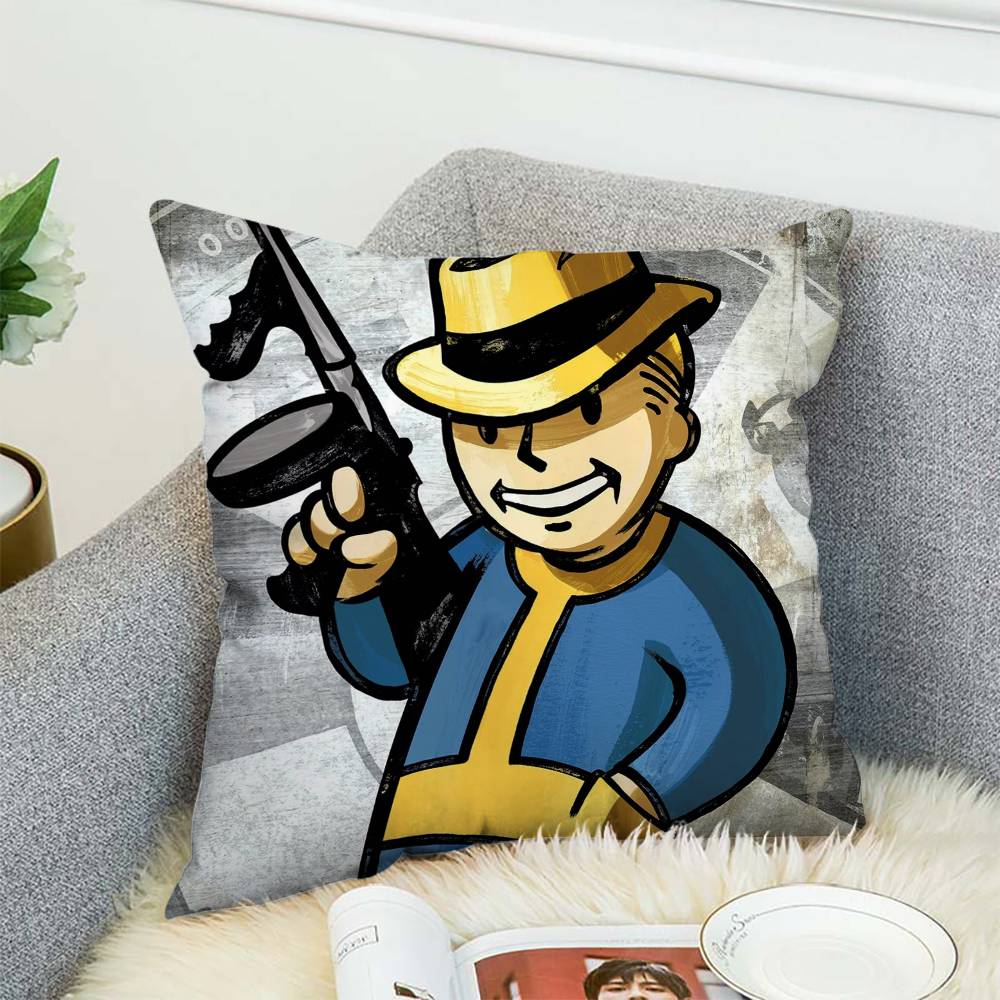 

Fallout 4 Наволочка Двусторонняя печать Наволочка 45x45 Декоративные подушки Диван Домашний декор Мягкая наволочка 12x12Inch