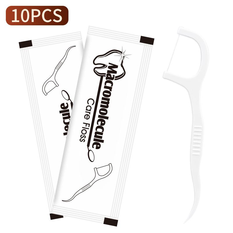 

750/500/250/10 шт. одноразовых зубочисток с зубной нитью, в индивидуальной упаковке, подходят в качестве основных средств для чистки после еды для тра