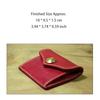 DIY Leather Wallet Crafting Template– 1set Kraft Paper Pattern for Handmade Card Holder, Precise Cutout Drawing Stencil Mold