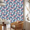 Panda Wallpaper with Hearts In the Background for the Living Room and Bedroom 50x1000