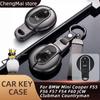 Metal Auto Shell Fob Holder Accessories for BMW Mini Cooper F55 F56 F57 F54 F60 JCW Clubman Countryman Car Remote Key Case Cover