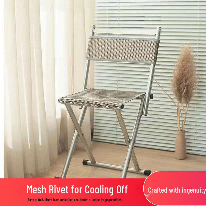 Portable Folding Backrest Chair for Camping, Fishing, Home, and Outdoor Use