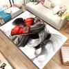Street Fighter Retro-Game-Gamer-Bereichsteppich, Teppich für Wohnzimmer, Schlafzimmer, Sofa, Fußmatte, Dekoration, rutschfeste Bodenmatte für Kinderspiele