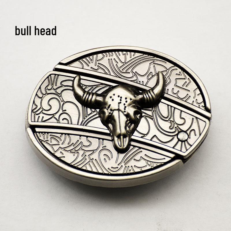 Men's Casual Punk Alloy Knife Buckle Belt