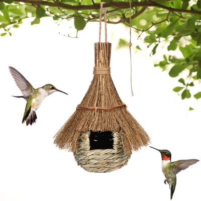 Hanging Grass Weaving Bird Handmade Kindergarten Environment Decoration Hanging Balcony