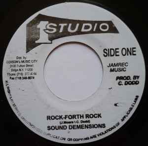 7inch Record SOUND DIMENSION / SHENLEY DUFFUS - Rockforth Rock / Bitter Rose NONE Studio One Jamaica Reggae, Ska & Dub Used