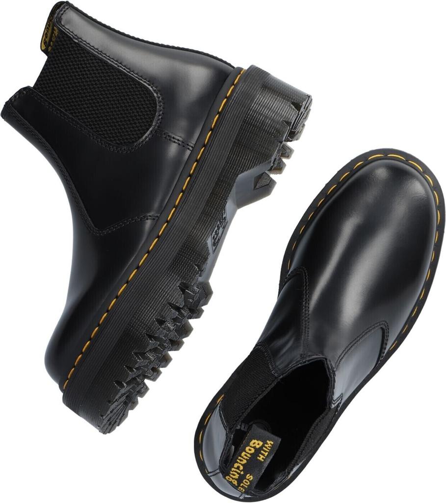 Ботинки Dr. Martens 2976 Plateau черные полированные гладкие