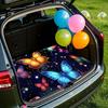 1Pcs Starry Sky Multicolor Butterfly Car Trunk Mat with Anti Slip Cargo Liner Waterproof Rear Storage Protector Floor Mat for SU