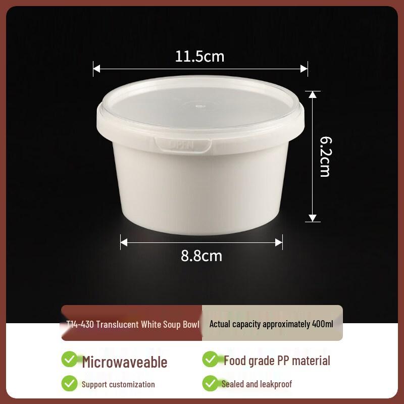 Disposable Round Plastic Bowl