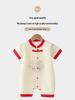 Chinese Trendy Embroidery Infant Jumpsuit - Summer Style Boneless Crawling Bodysuit
