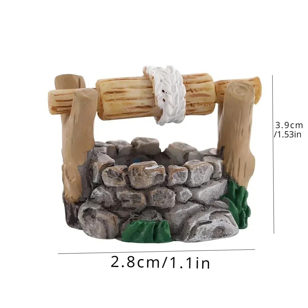 1pc DIY Miniature Fairy Garden Lawn Ornament Pot Craft Mountain Dollhouse Home Decor  Decoracion Desk Decoration Fairy Garden