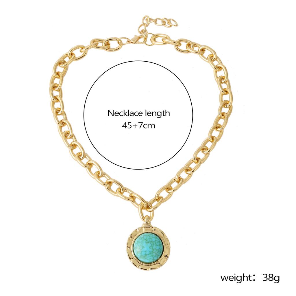 Necklace for Women Tide with Accessories Jewelry Necklace Simple Personality Hip-hop Wind Necklace Women Do Not Lose Color Elegant Necklace