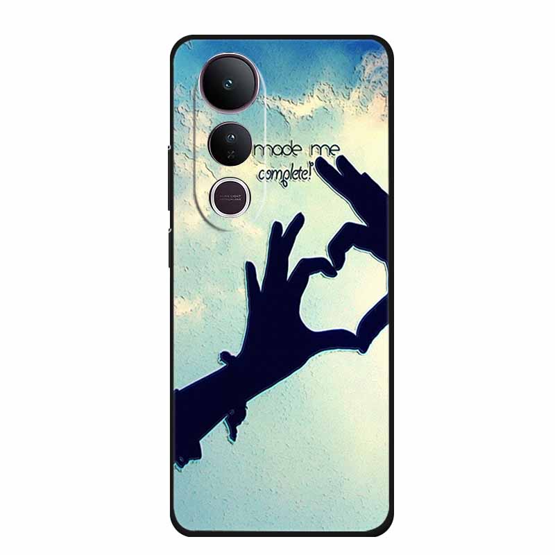 3D Emboss Case For Vivo V50 Lite 4G Phone Case V 50 lite Coque Flowers Silicone Soft Back Cover Funda For Vivo V50 Lite 5G Case