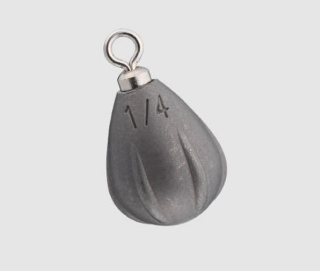 Jackall Tungsten Teardrop Round Eye Sinker Size 7.0 Grams (1563)