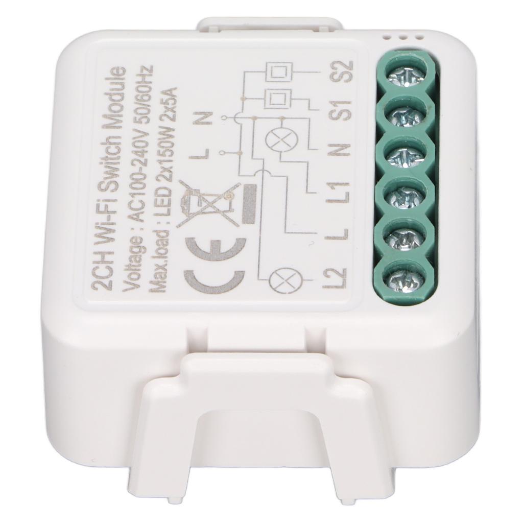 Smart-Schaltermodul WIFI Zwei-Wege Ein Aus Smart-Schaltermodul Automatisierung Sprachsteuerung WIFI