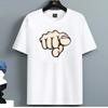 For Men's 100% Cotton Crew Neck Short Sleeve T-Shirt with Cartoon Hand Pointing Pattern Graphic